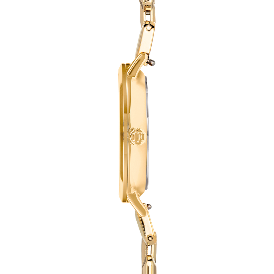 Watch Round Sparkling Mother-of-Pearl Statement