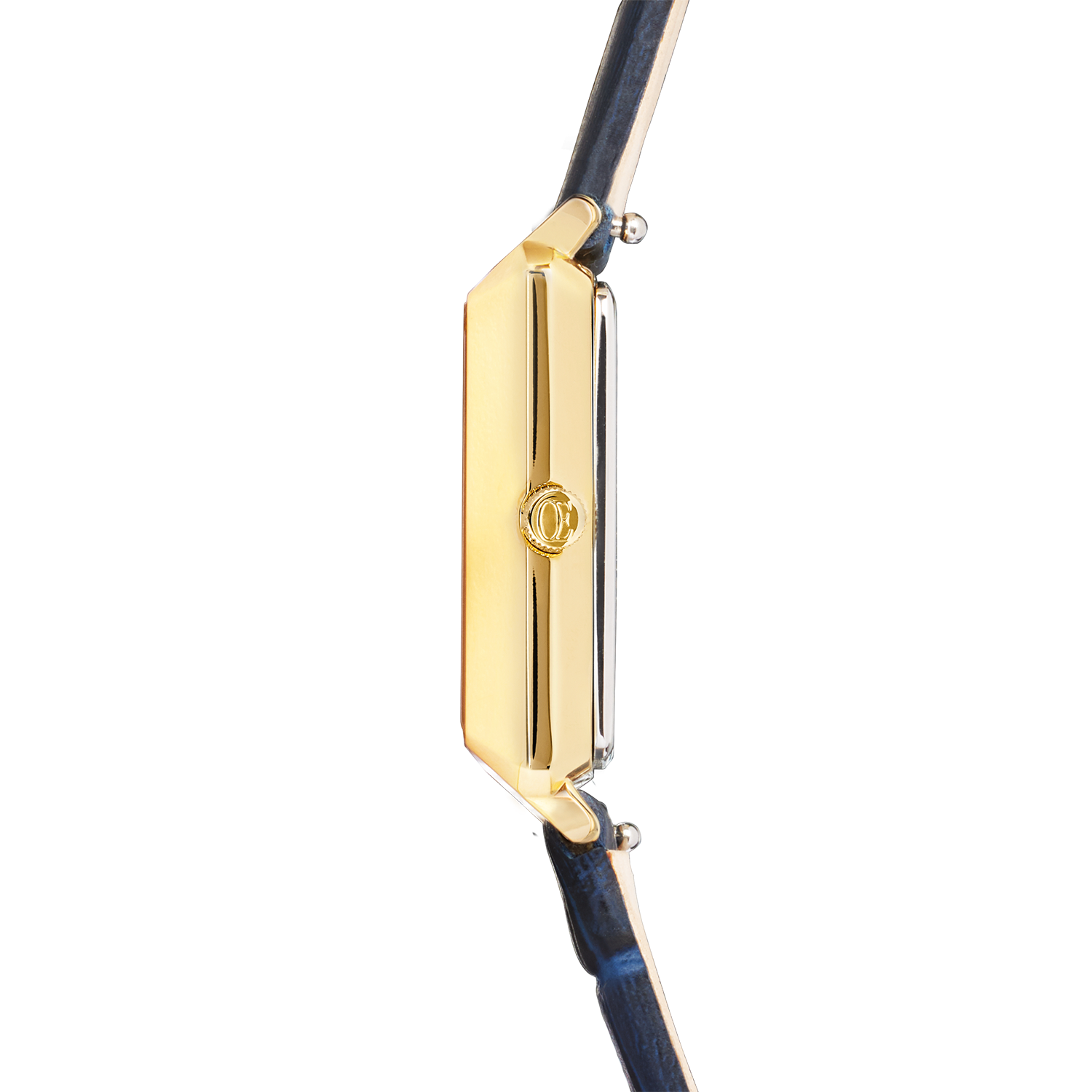 Watch Iconic Spikes Bracelet Leather Midnight Blue Gold