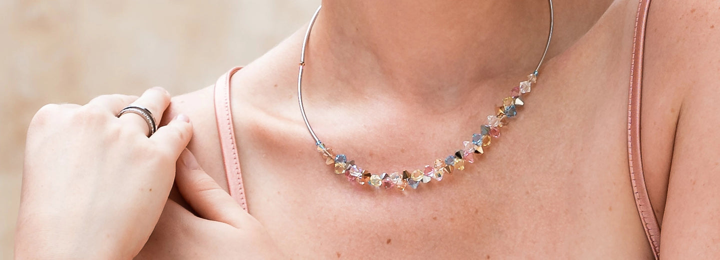Crystal necklaces