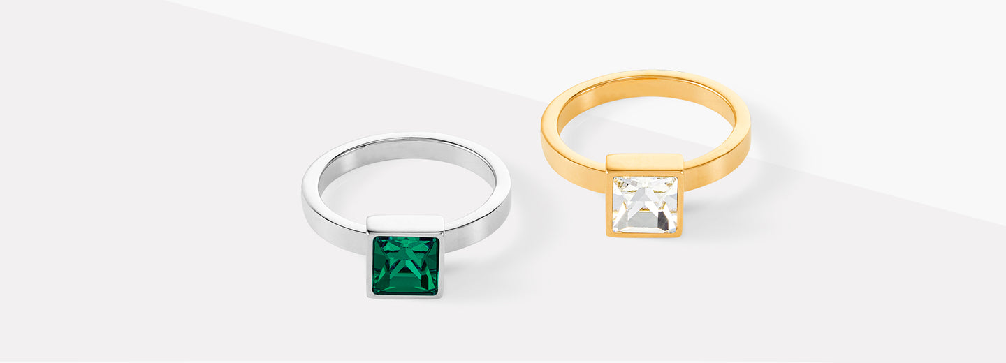 Crystal rings