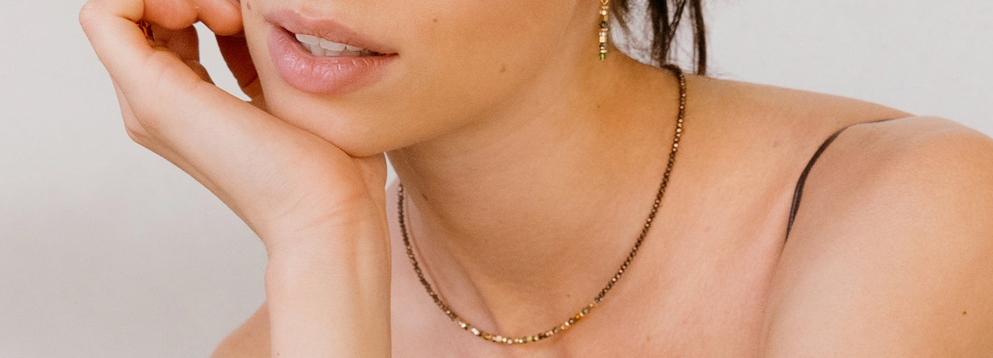 Crystal necklaces