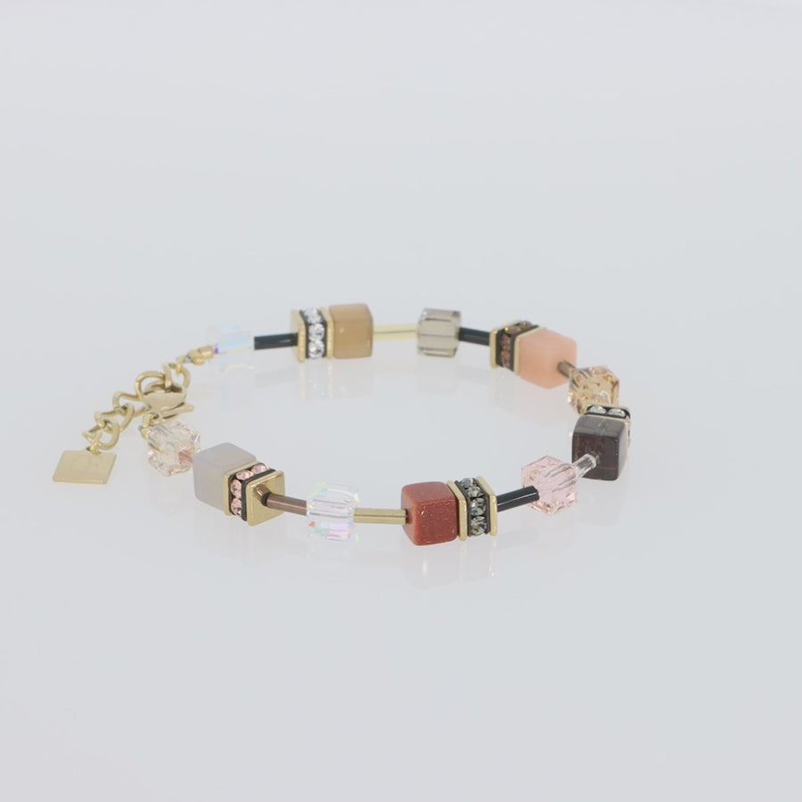 GeoCUBE® Iconic Precious bracelet brown