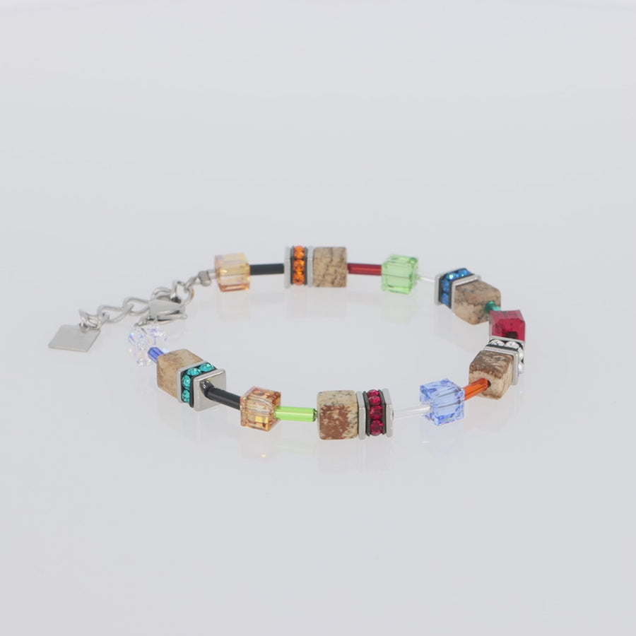 GeoCUBE® Iconic Nature bracelet multicolour brown