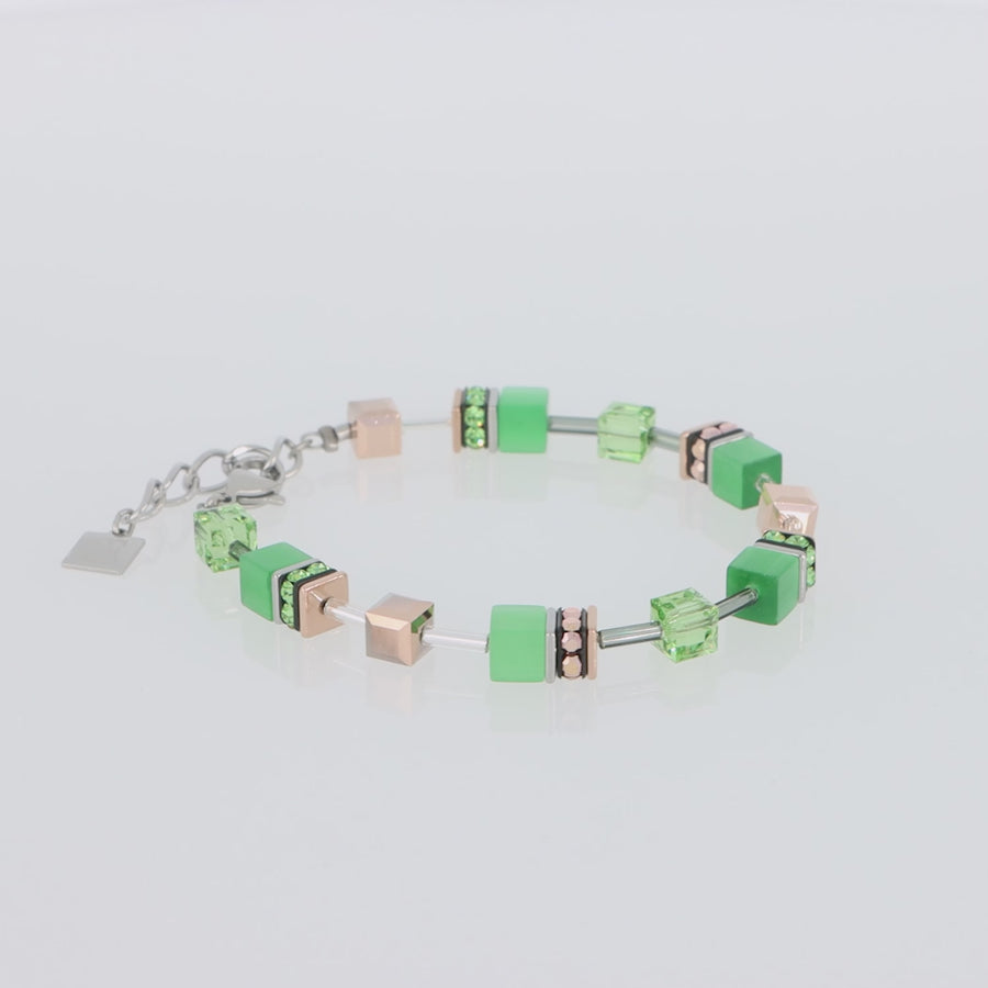 GEOCUBE® Iconic Monochrome bracelet green