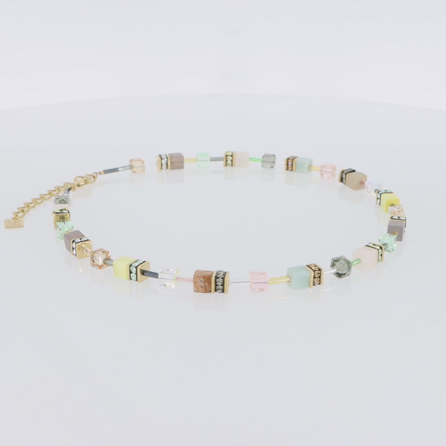 GeoCUBE® Iconic Precious necklace multicolour gentle