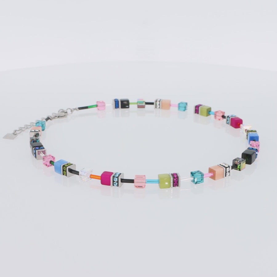 GeoCUBE® Iconic necklace Multicolour Fancy