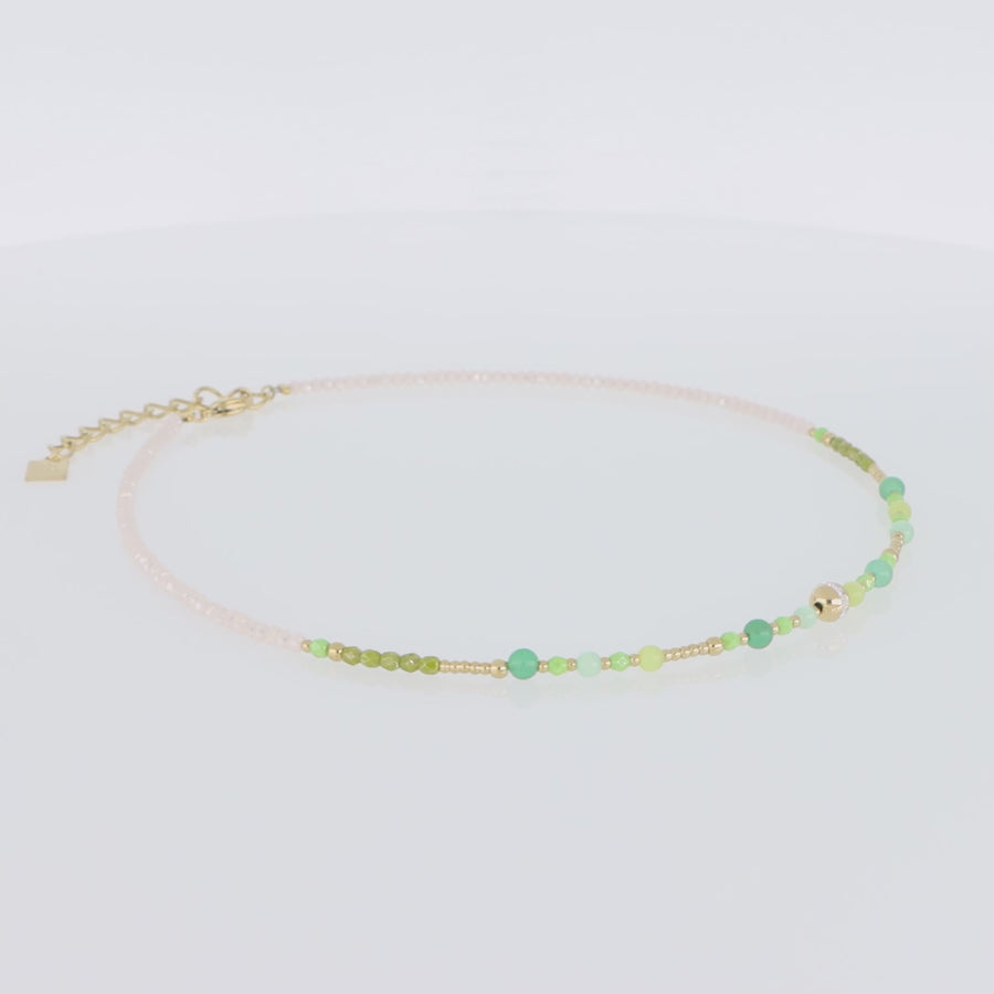 Princess Spheres necklace green