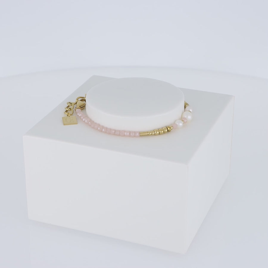 Bracelet Drops Freshwater Pearls gold