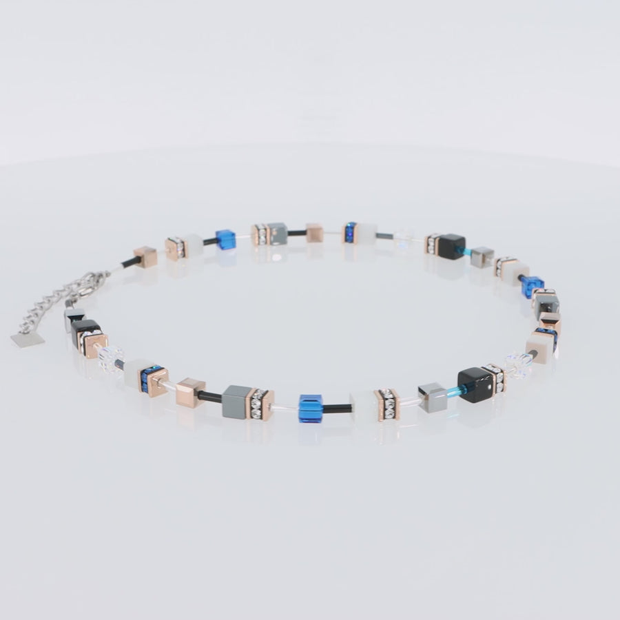 GeoCUBE® Iconic necklace Capri Blue