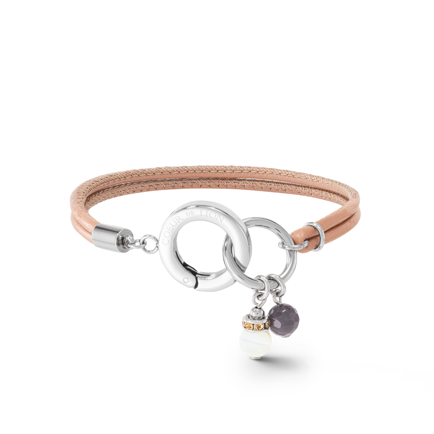 Boho Unity bracelet leather nude