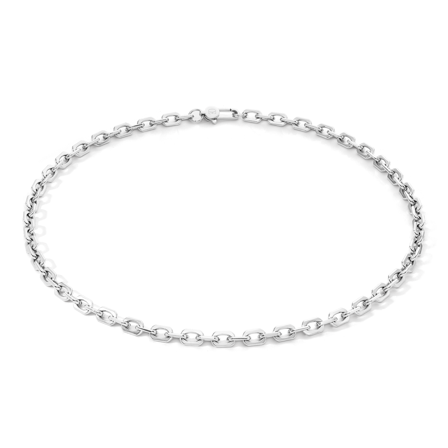 Necklace link chain silver