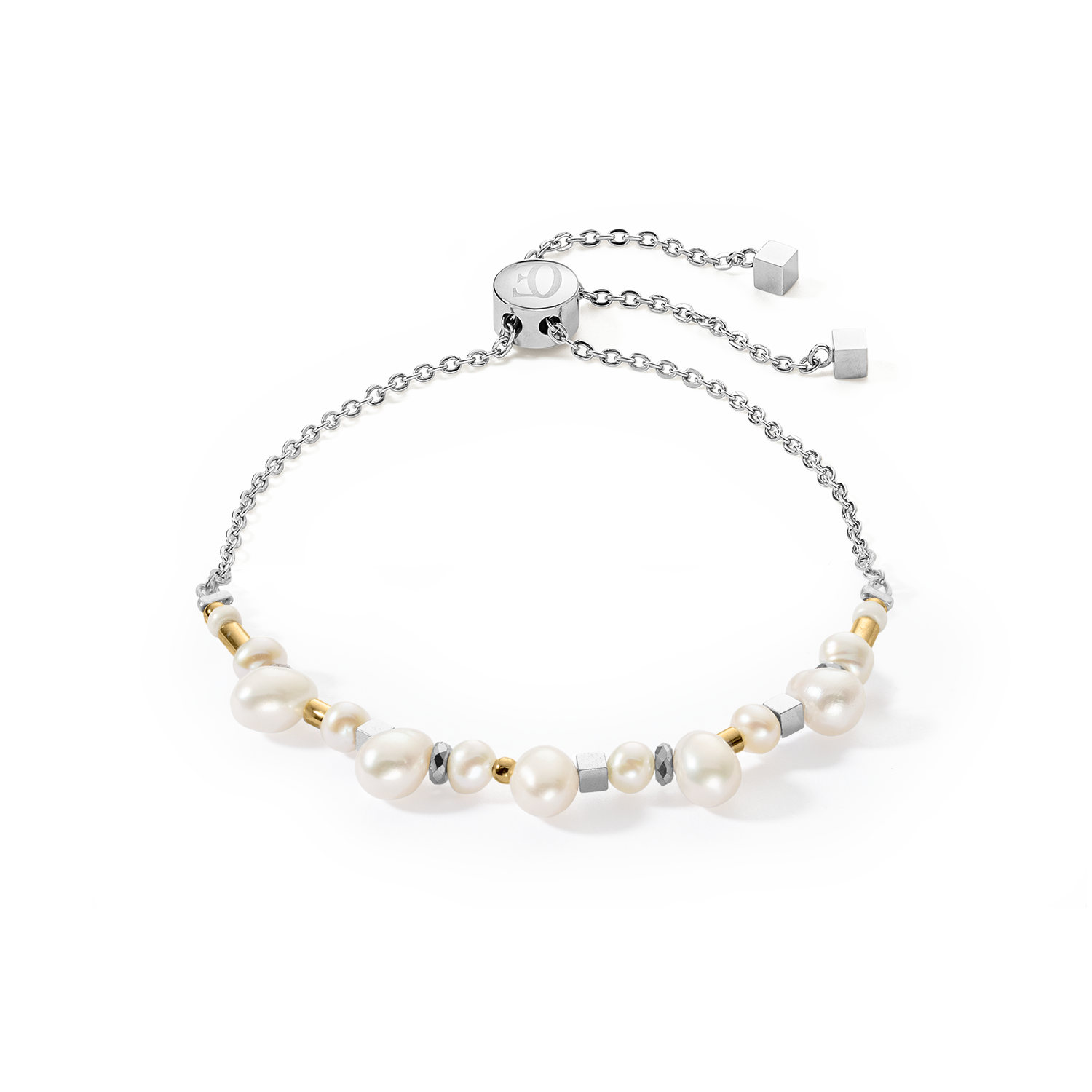 Dancing Freshwater Pearls Bracelet Bicolor