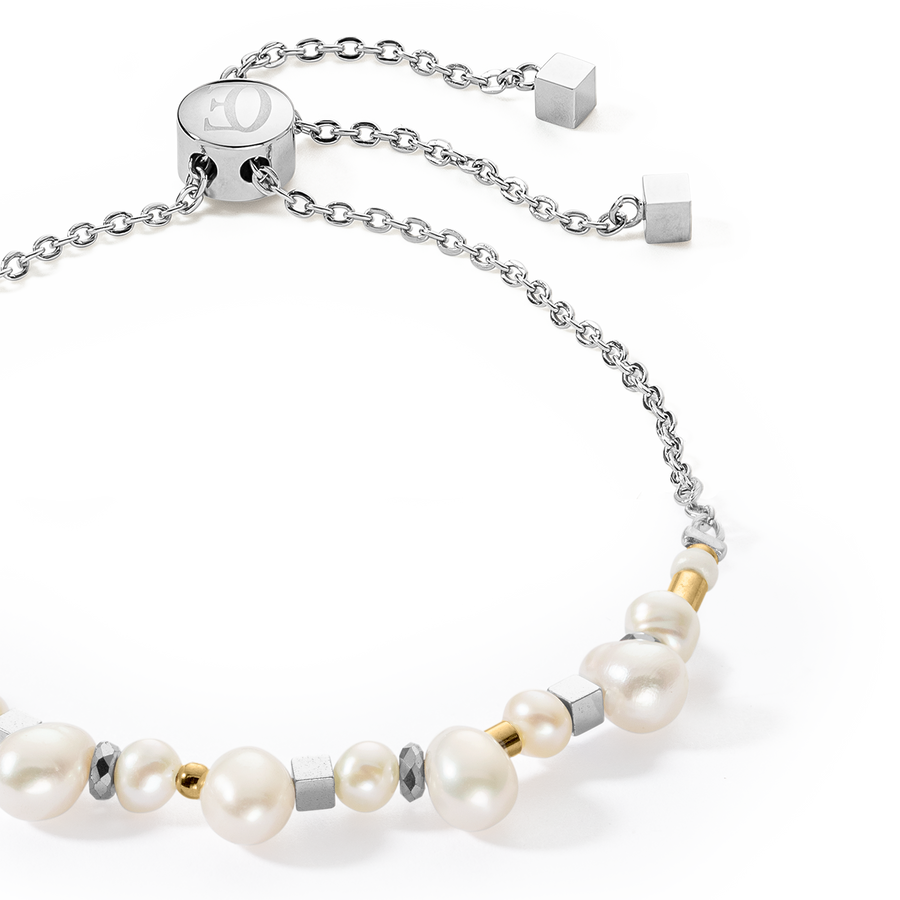 Dancing Freshwater Pearls Bracelet Bicolor