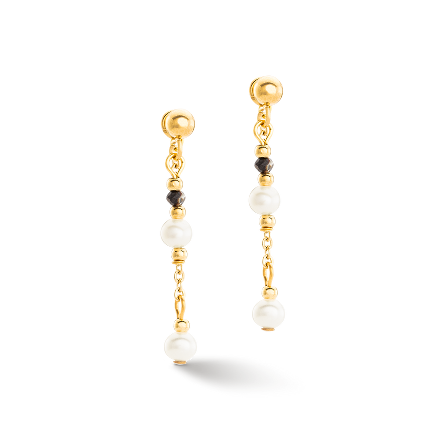 Earrings Modern Princess Freshwater Pearls gold