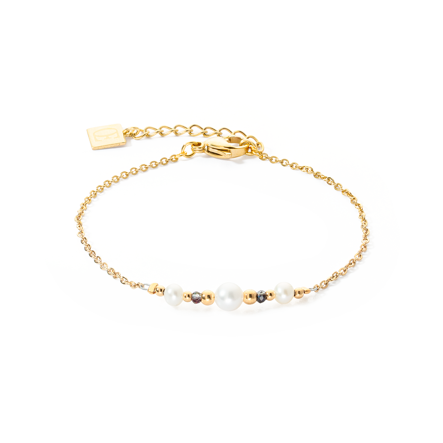Bracelet Modern Princess Freshwater Pearls gold