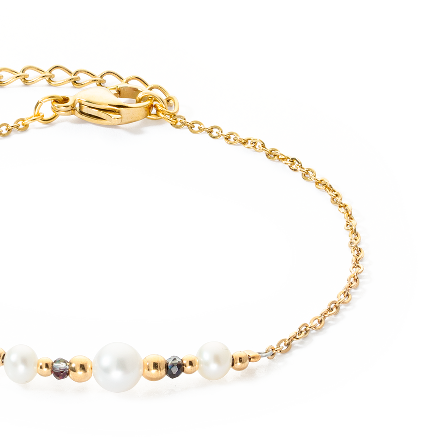 Bracelet Modern Princess Freshwater Pearls gold