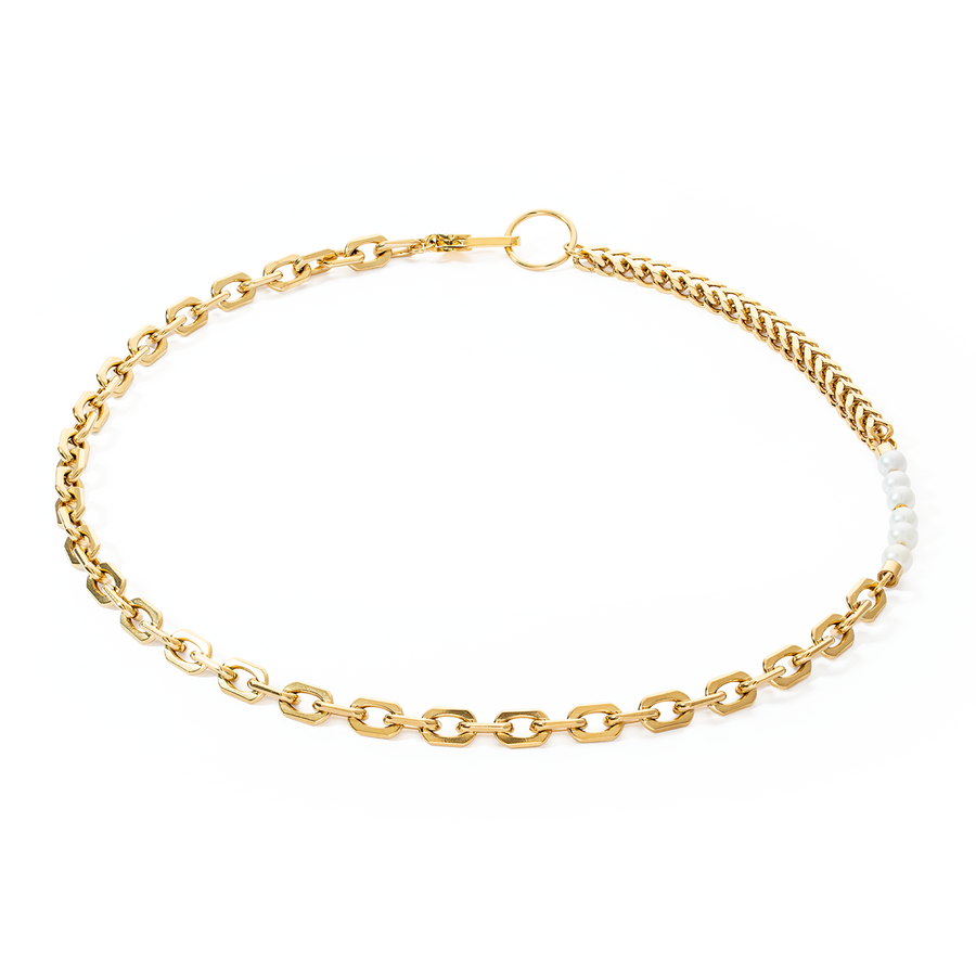 Necklace Shape Shifter Freshwater Pearls gold