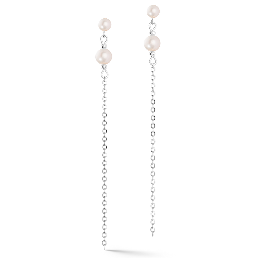 Earrings Princess Pearls silver-pink