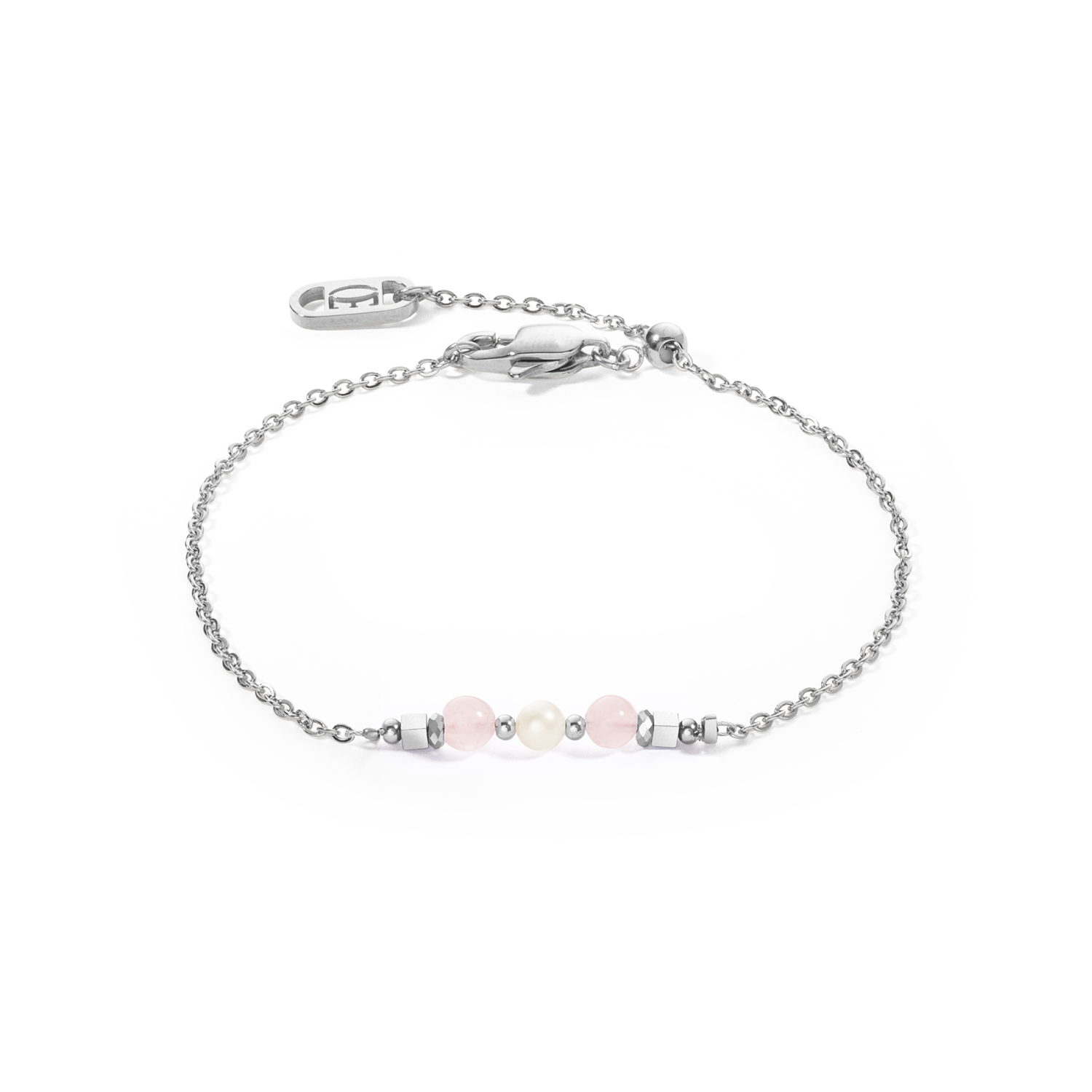 Bracelet Princess Pearls silver-pink