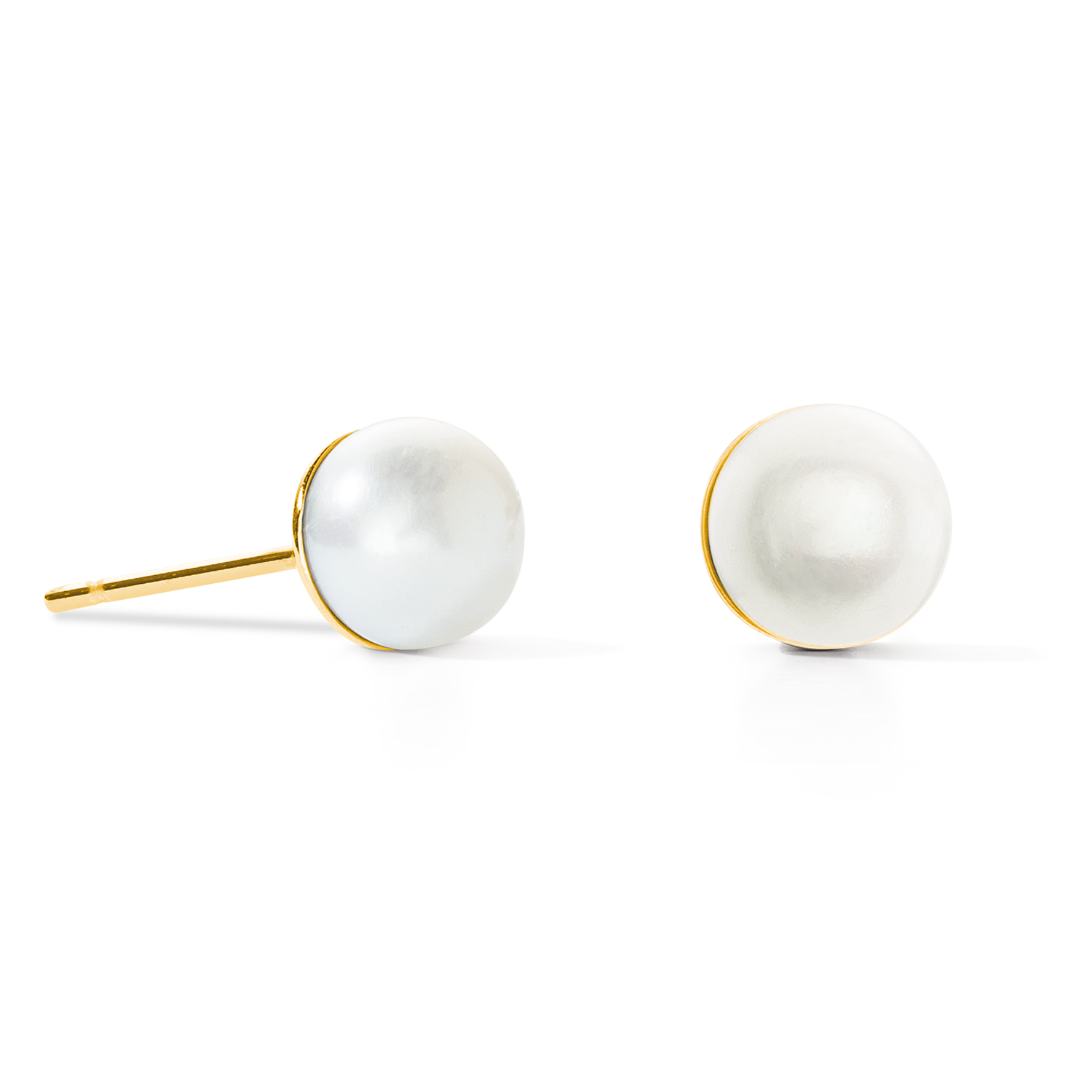 Earrings Classic Freshwater Pearl gold