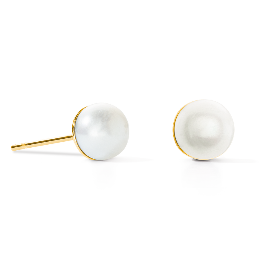 Earrings Classic Freshwater Pearl gold