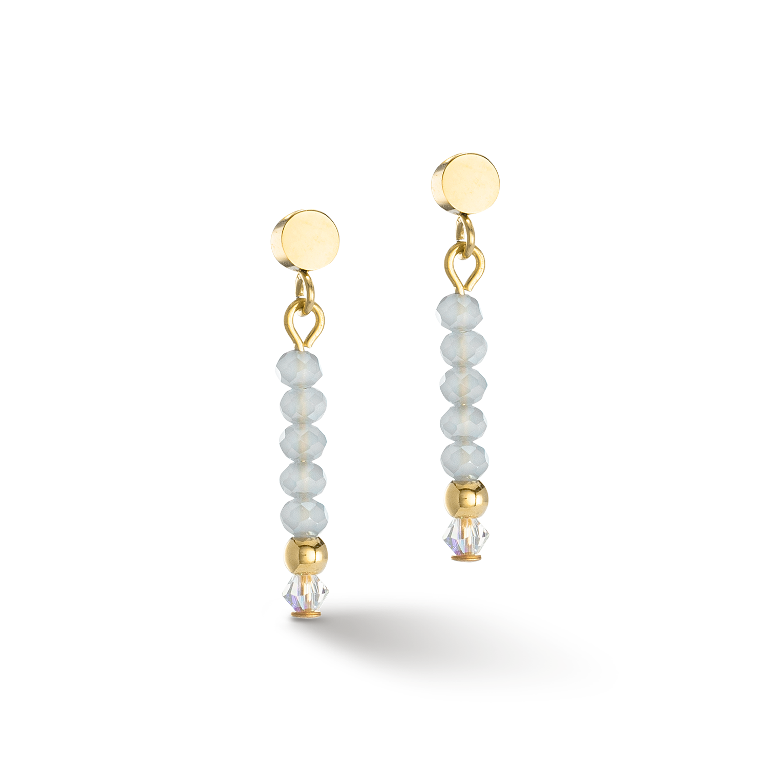 Earrings Little Twinkle gold-ice blue