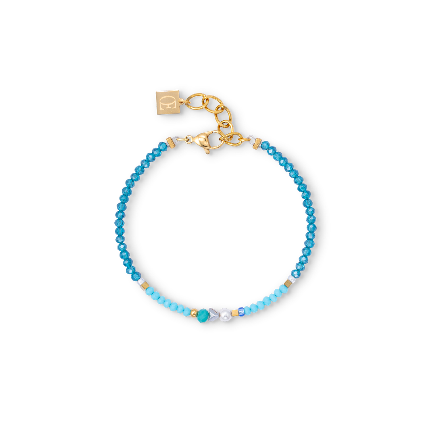 Bracelet Ocean Vibes turquoise gold