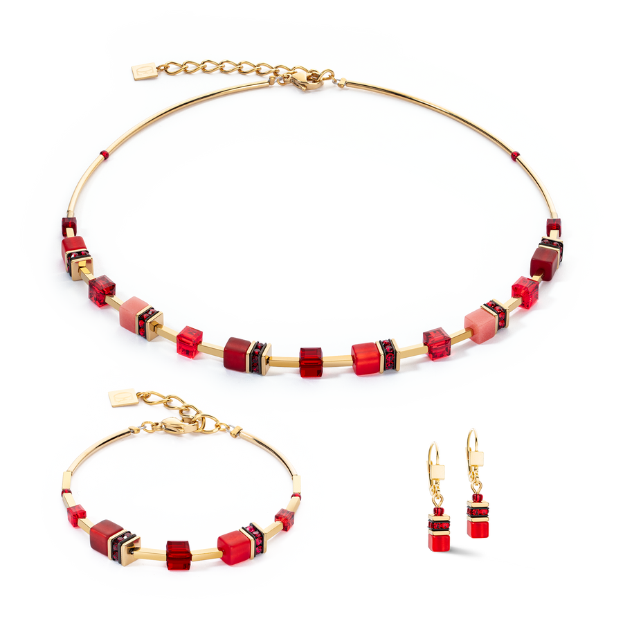 GeoCUBE® Iconic Lite Necklace Red