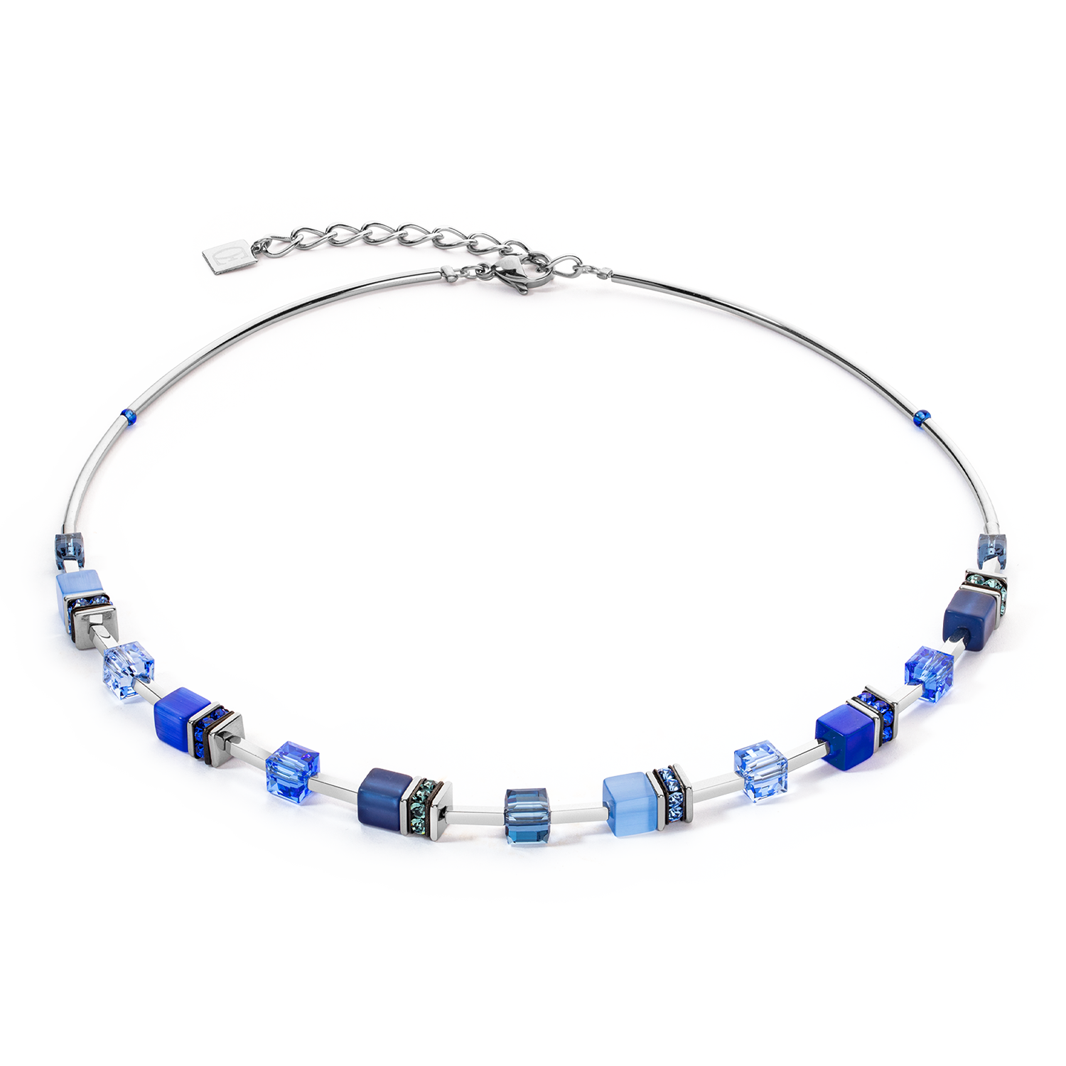 GeoCUBE® Iconic Lite Necklace Blue