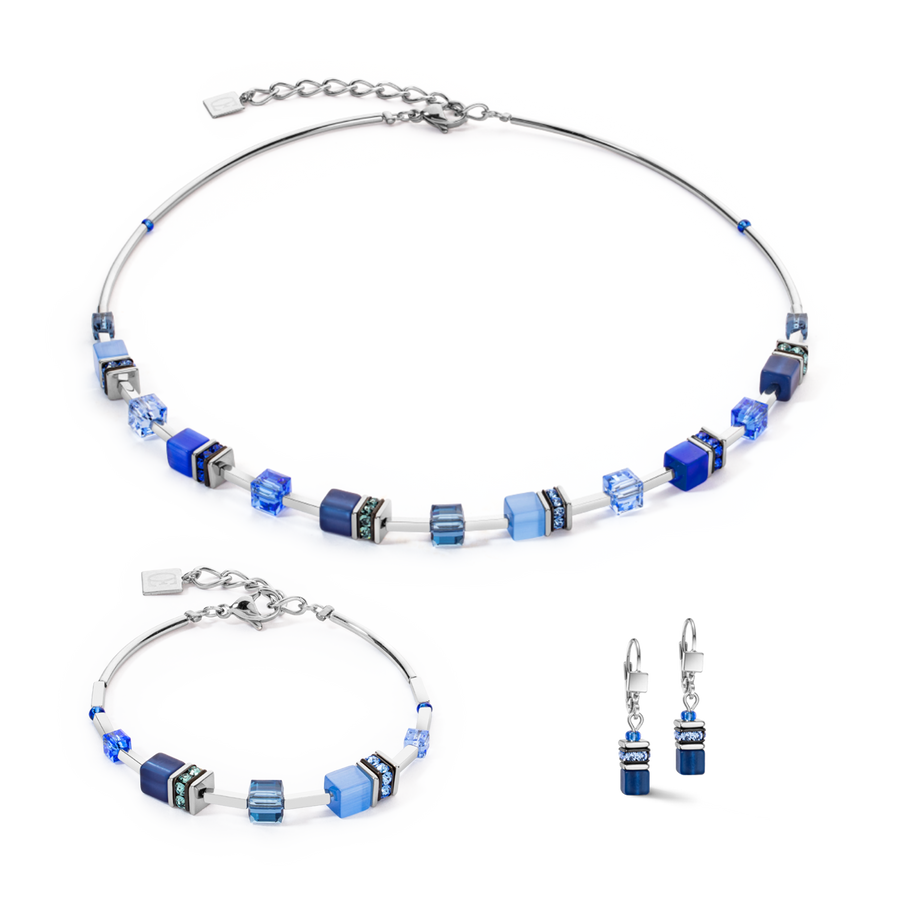 GeoCUBE® Iconic Lite Necklace Blue