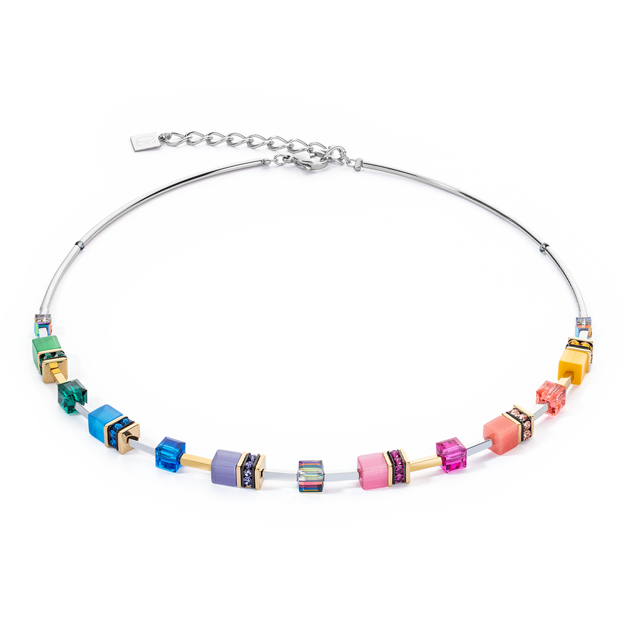 GeoCUBE® Iconic Lite Necklace Rainbow