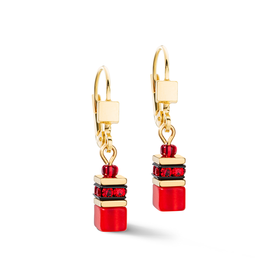 GeoCUBE® Iconic Lite Earrings Red