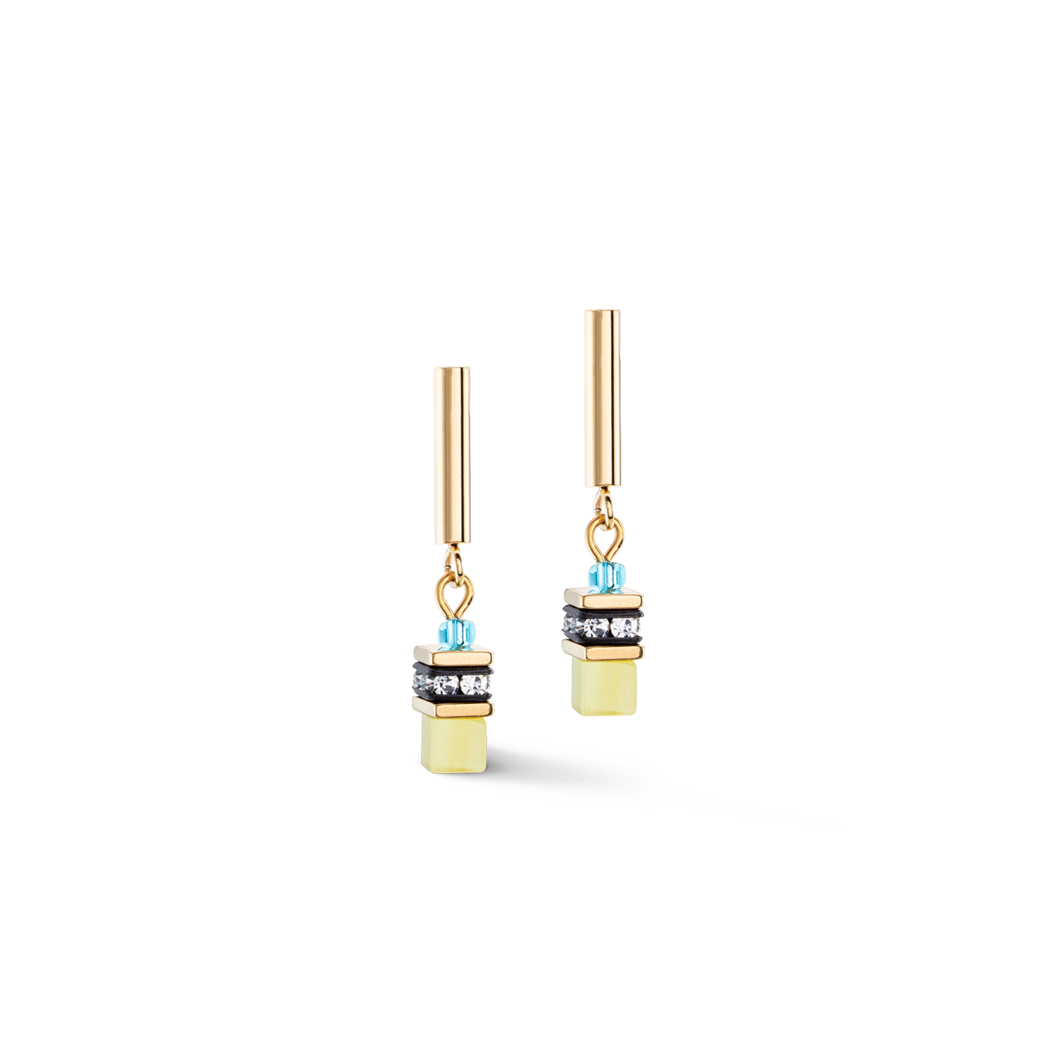 GeoCUBE® Lite Mini Earrings Rainbow