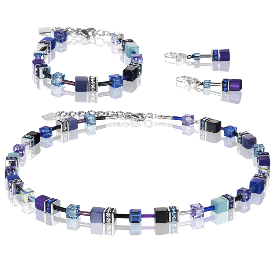 GeoCUBE® Necklace blue-purple