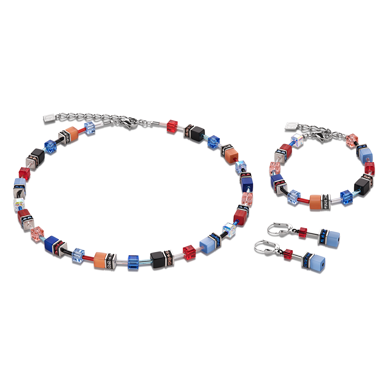 GeoCUBE® Necklace multicolour motion