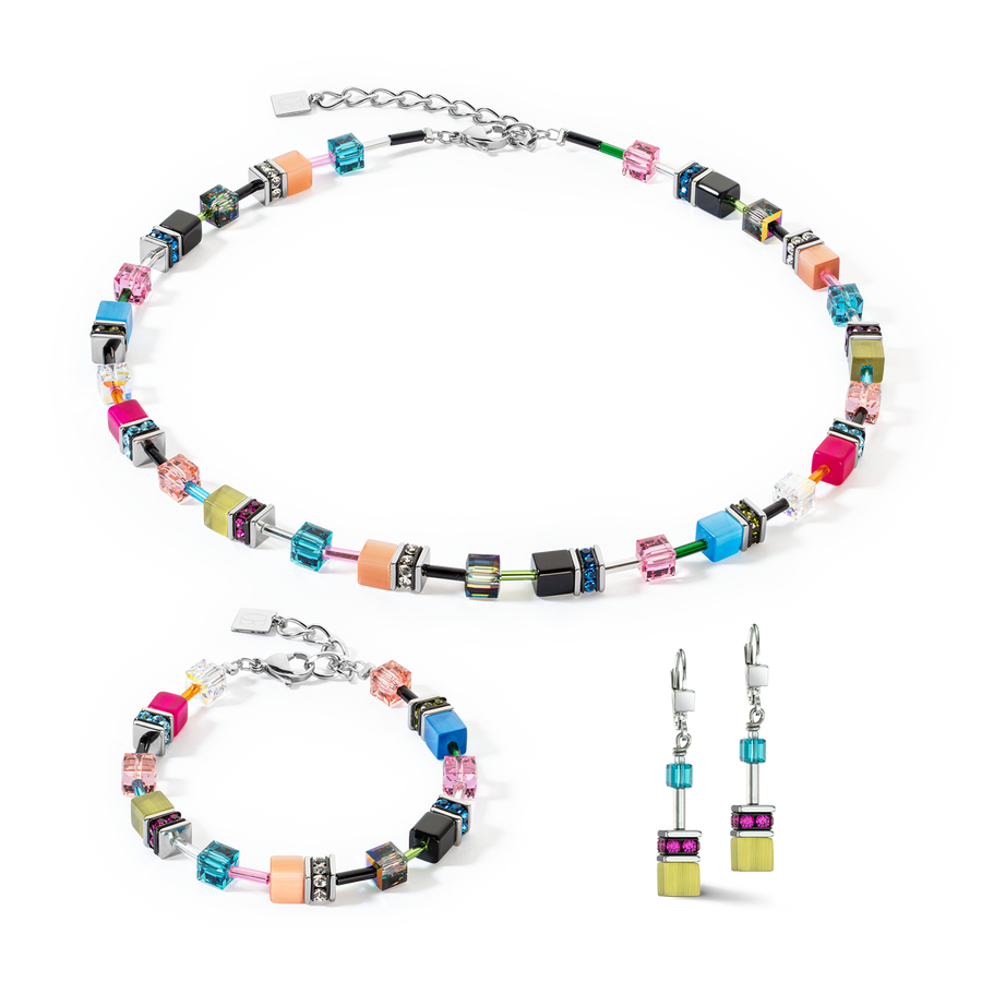 GeoCUBE® Iconic necklace Multicolour Fancy