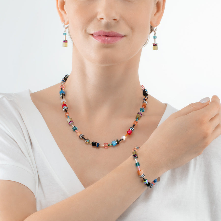 GeoCUBE® Iconic necklace Multicolour Fancy