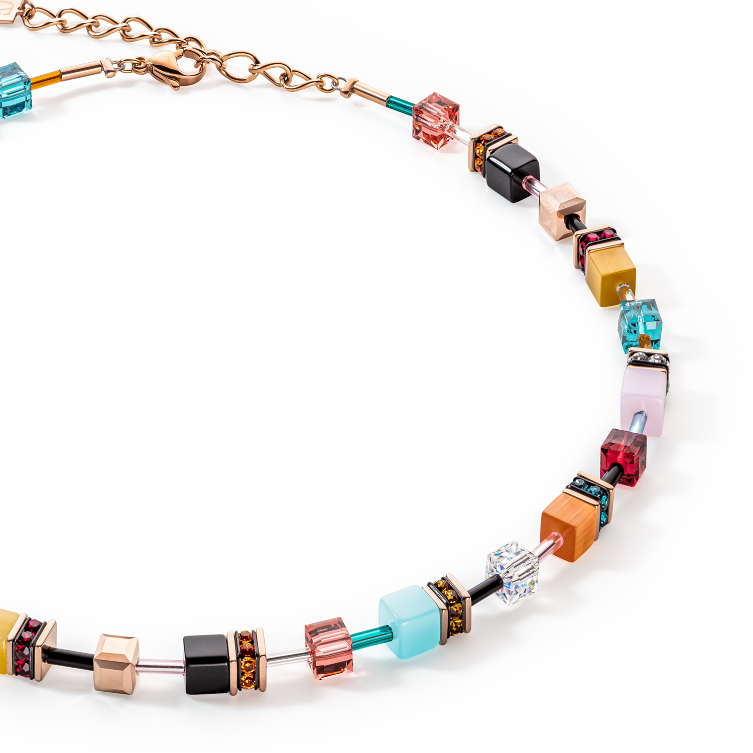 GeoCUBE® Iconic Multicolour Expressive necklace