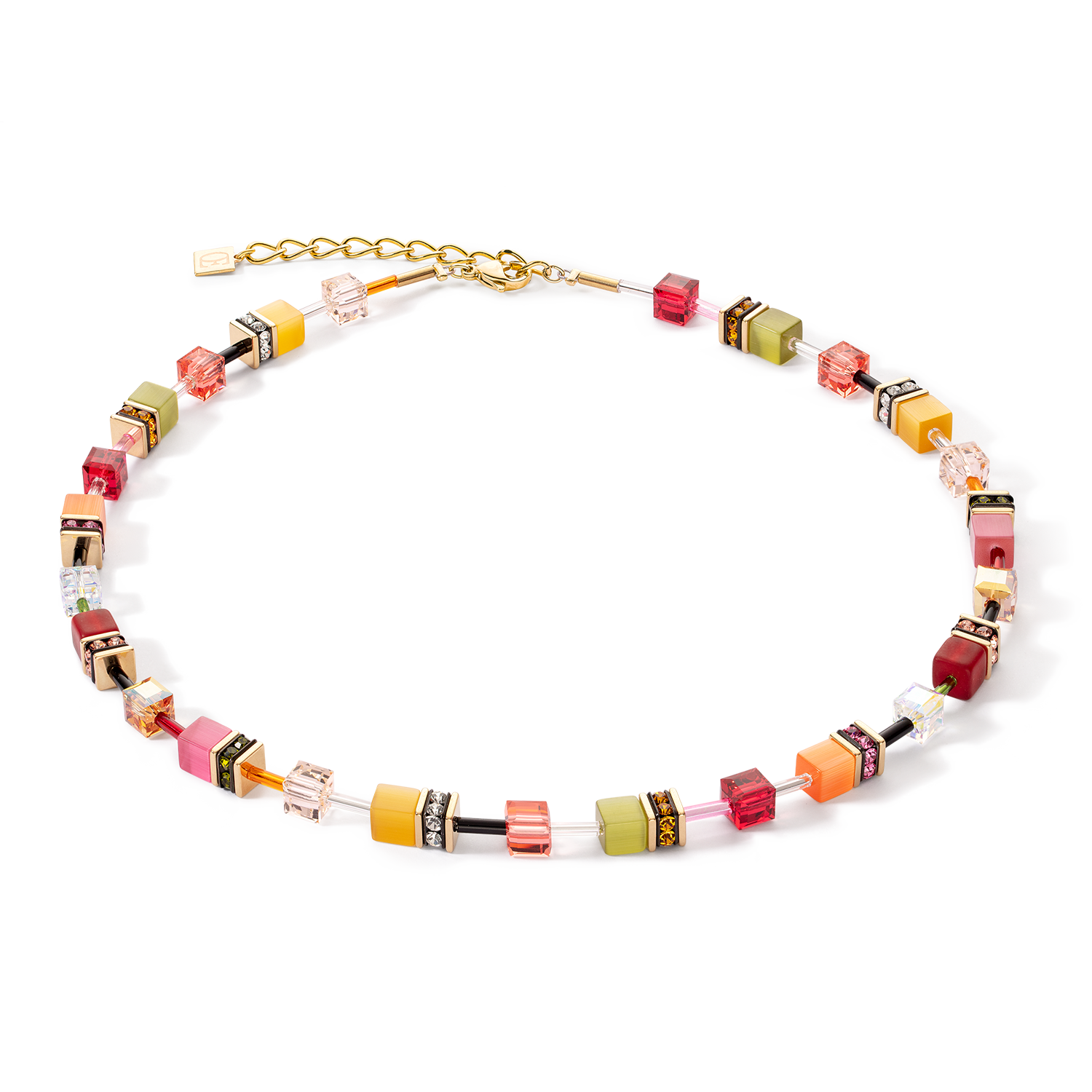 GeoCUBE® Iconic Multicolour Indian Summer necklace