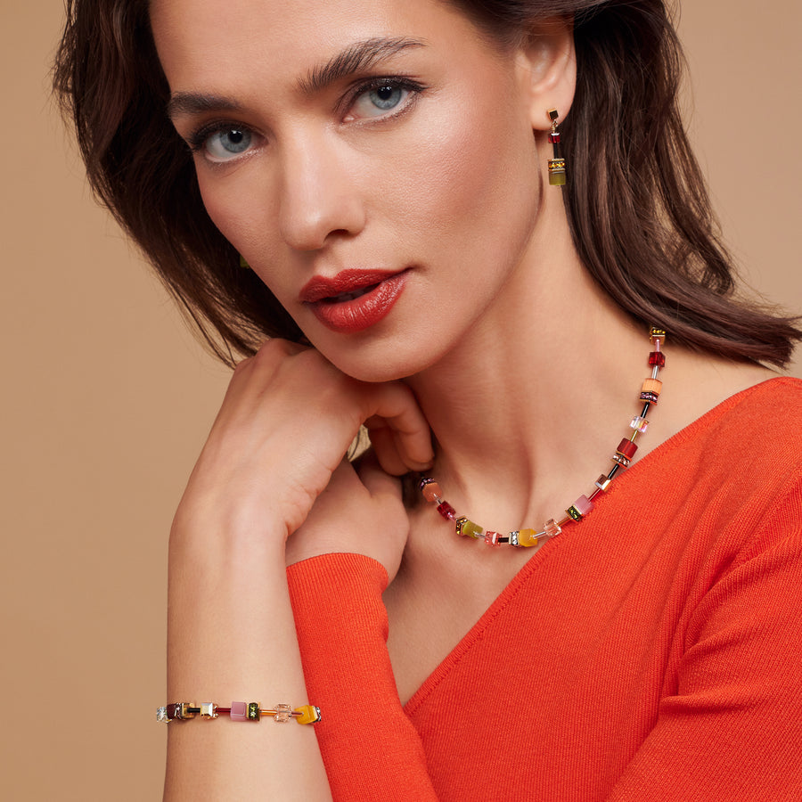 GeoCUBE® Iconic Multicolour Indian Summer necklace