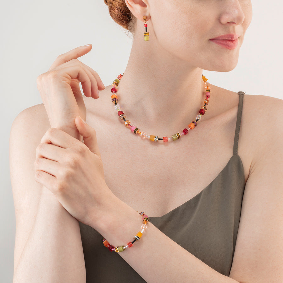 GeoCUBE® Iconic Multicolour Indian Summer necklace