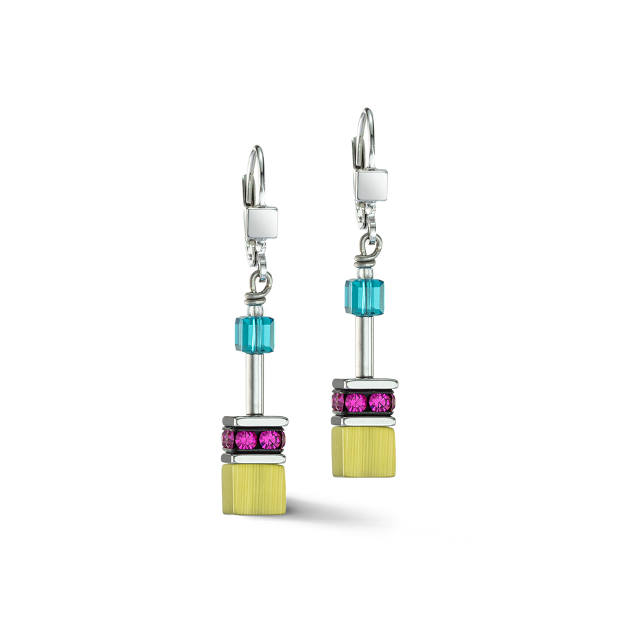 GeoCUBE® Iconic earrings Multicolour Fancy