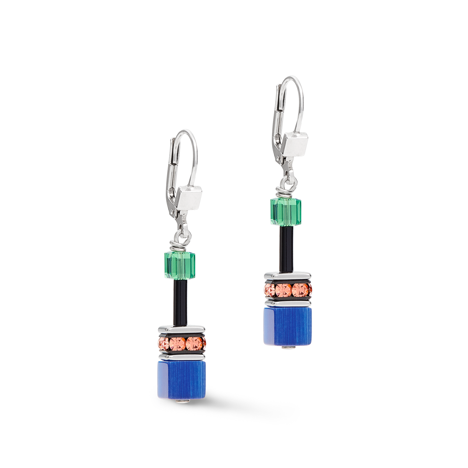 GeoCUBE® Earrings multicolour ethno