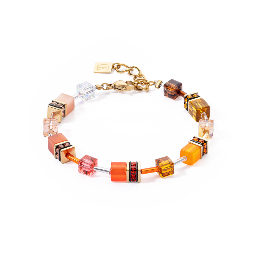 GeoCUBE® Iconic bracelet Sunset gold