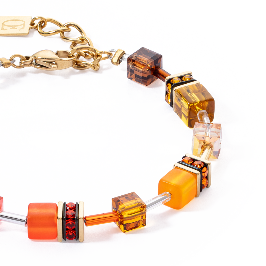 GeoCUBE® Iconic bracelet Sunset gold