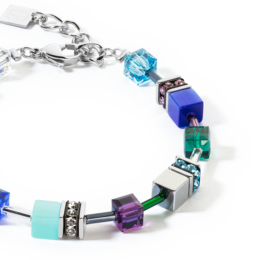 GeoCUBE® Iconic bracelet turquoise lilac