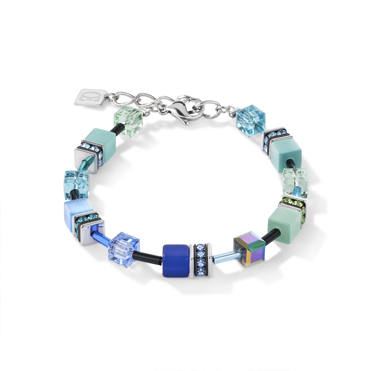 GeoCUBE® Bracelet blue-green