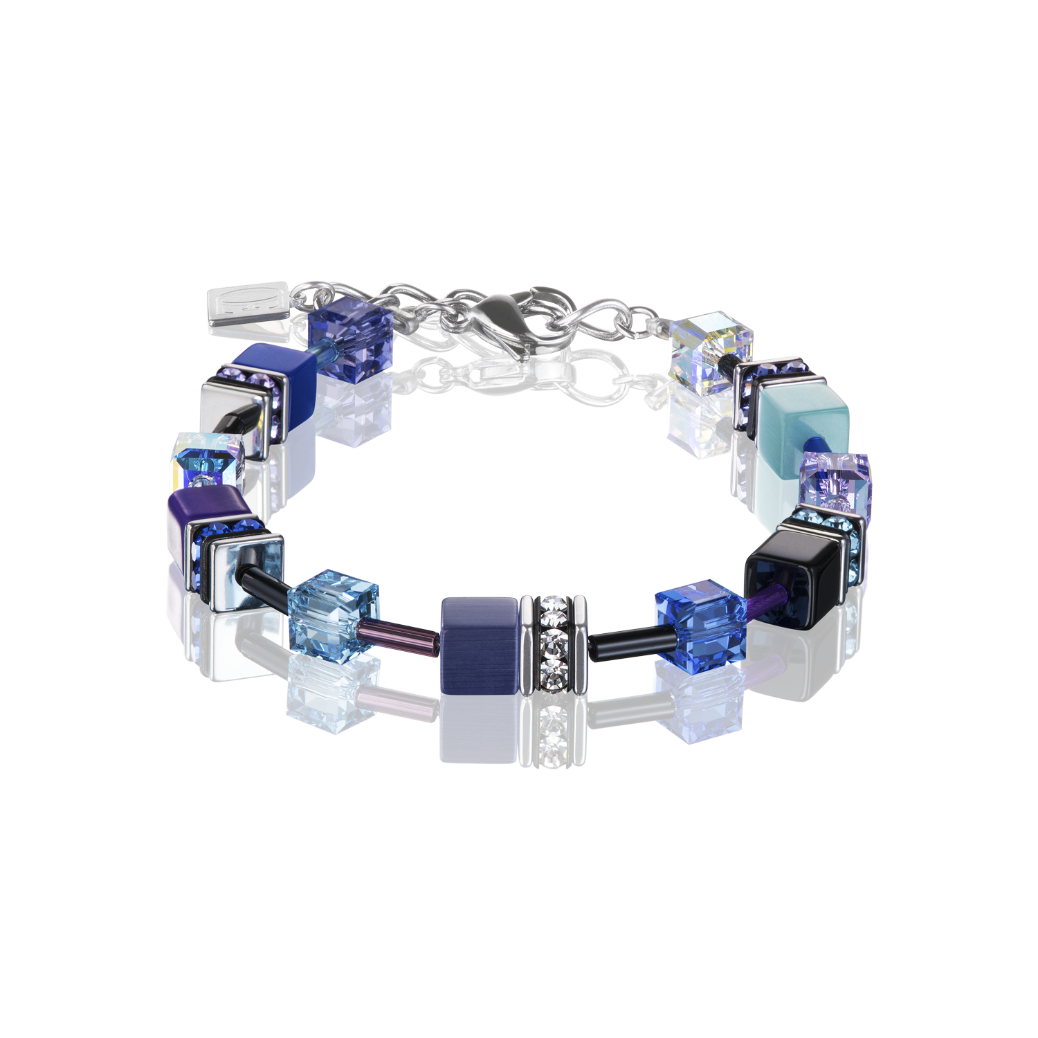 GeoCUBE® Bracelet blue-purple