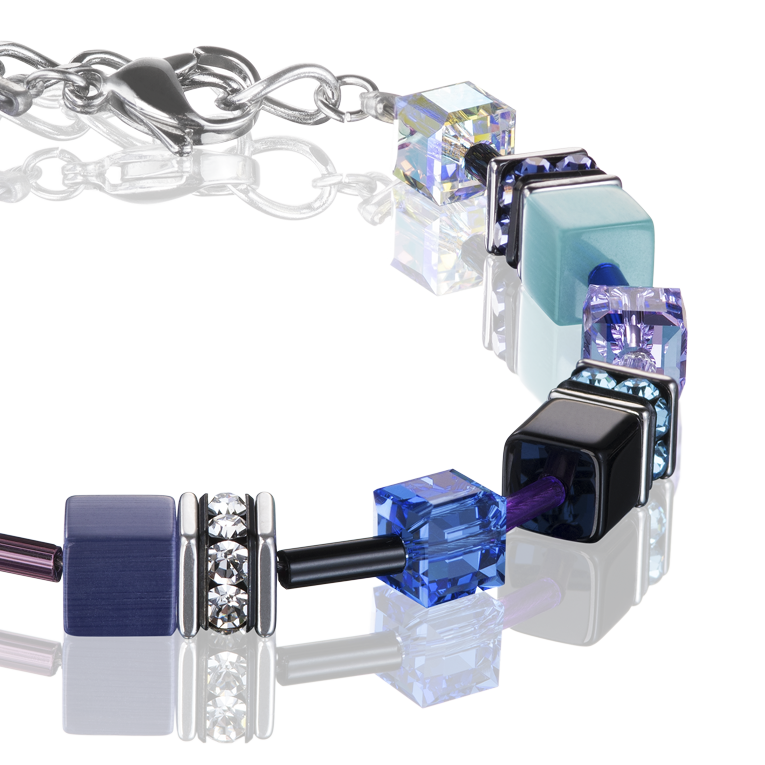 GeoCUBE® Bracelet blue-purple