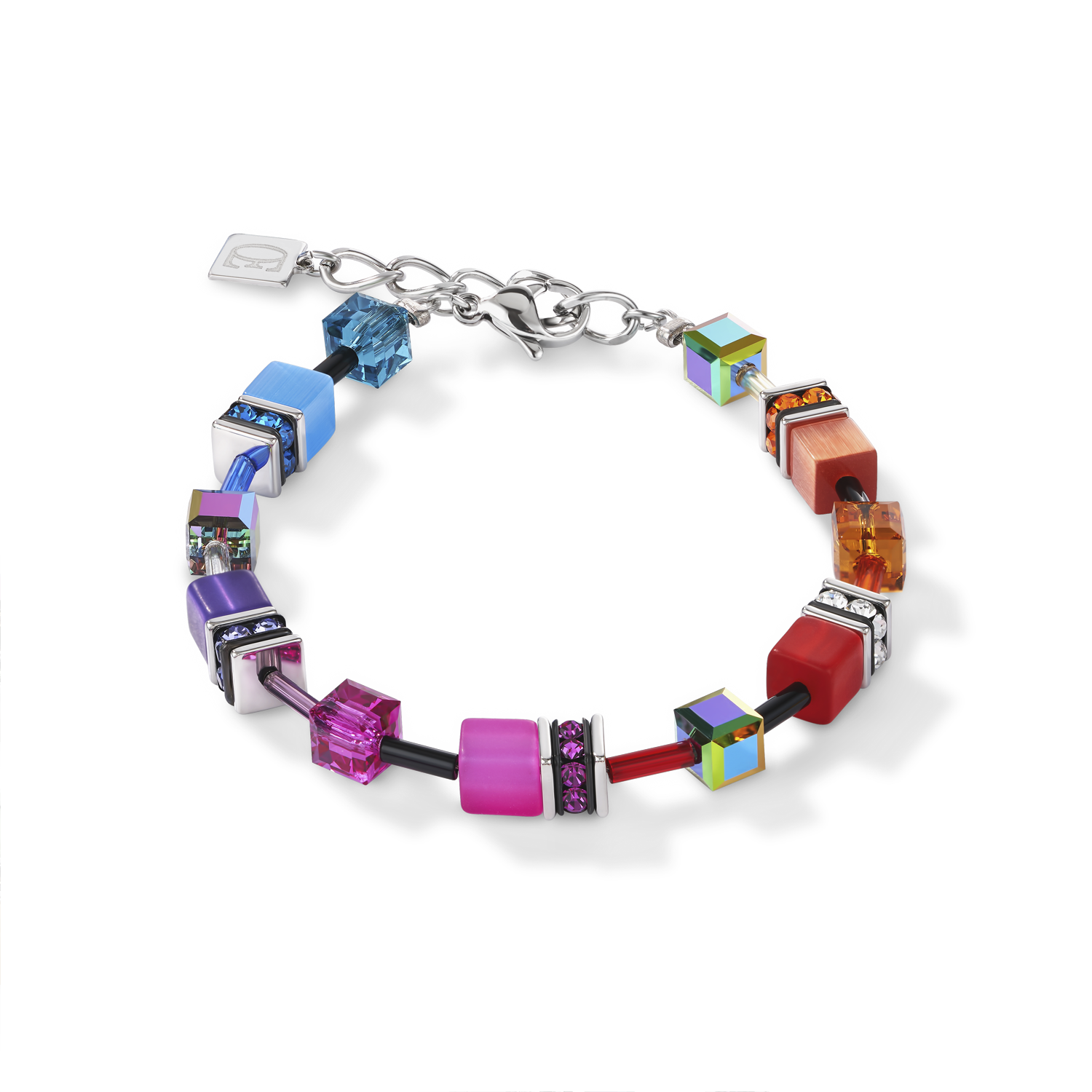 GeoCUBE® Bracelet multicolour rainbow